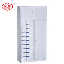 Chine usine personnalisée moderne KD armoires de rangement en métal avec 10 tiroirs